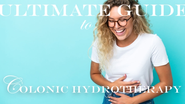 pleased woman with their hands on their stomach feeling wellness 